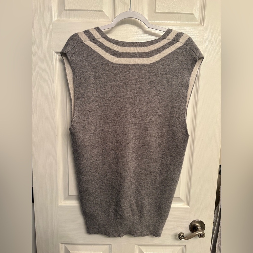 Sandro Wool Striped Vest - Picture 2 of 6